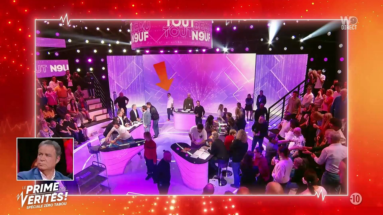 Découvrez pour la première fois, les images de l'agression de Fabien Lecoeuvre par Stéphane Tapie, sur le plateau de Cyril Hanouna : "C'est d'une violence inouïe !"