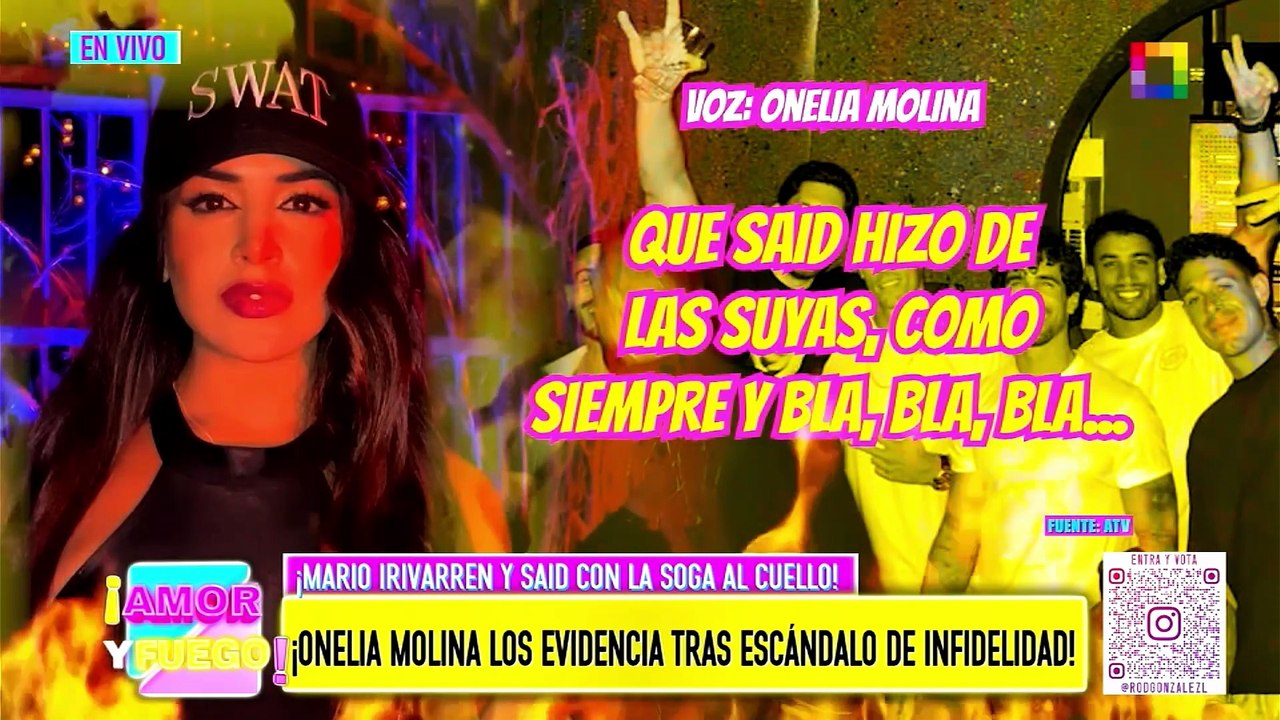 ONELIA LOS EVIDENCIA TRAS ESCÁNDALO DE INFIDELIDAD | Willax