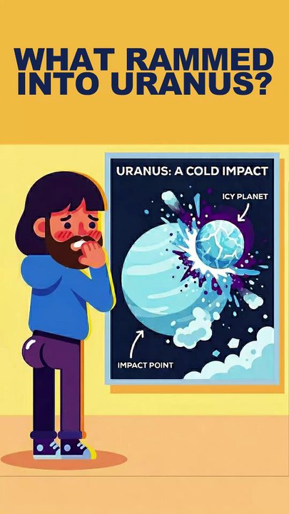 What rammed into URANUS?