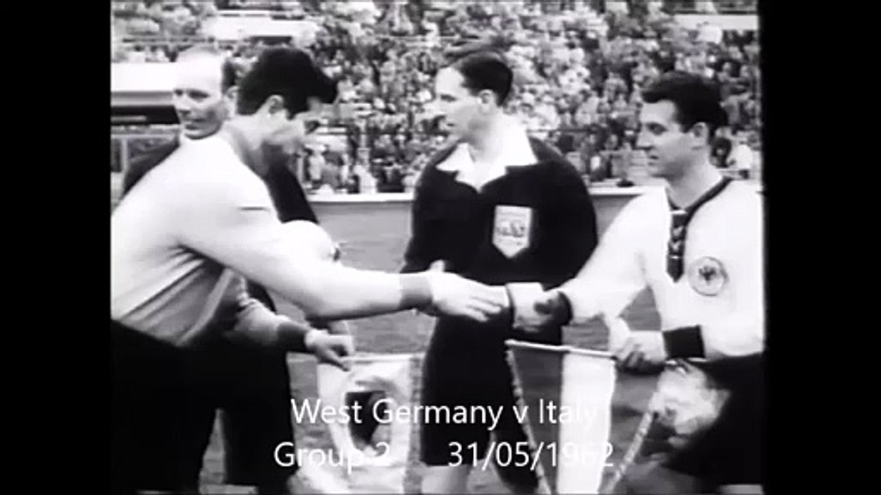 West Germany v Italy Group Two 31-05-1962
