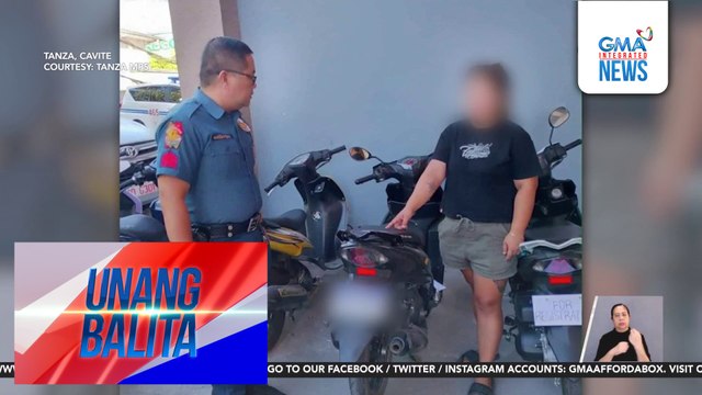 5 nagnakaw umano ng motorsiklo sa Tanza, arestado; sangkot din umano sa iba pang nakawan sa Cavite, ayon sa pulisya | Unang Balita
