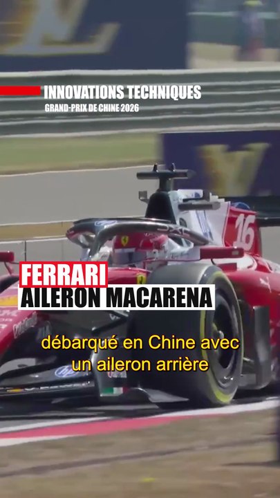 Ferrari Macarena | Chine | Top innovations F1 2026 #Formule1 #Ferrari #Aileron