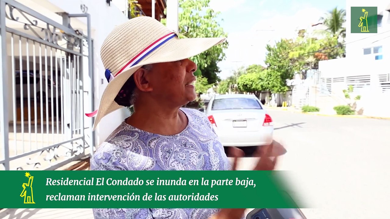 Residencial El Condado se inunda en la parte baja, reclaman intervención de las autoridades