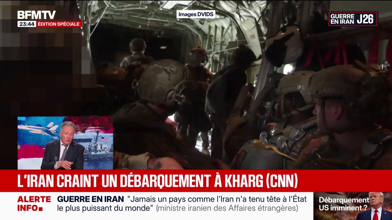 Déploiement de troupes américaines au sol: “Kharg est une option, mais on en parle tellement que cela pourrait être une diversion”, explique Serge Cholley, général de l’Armée de l’Air à la retraite