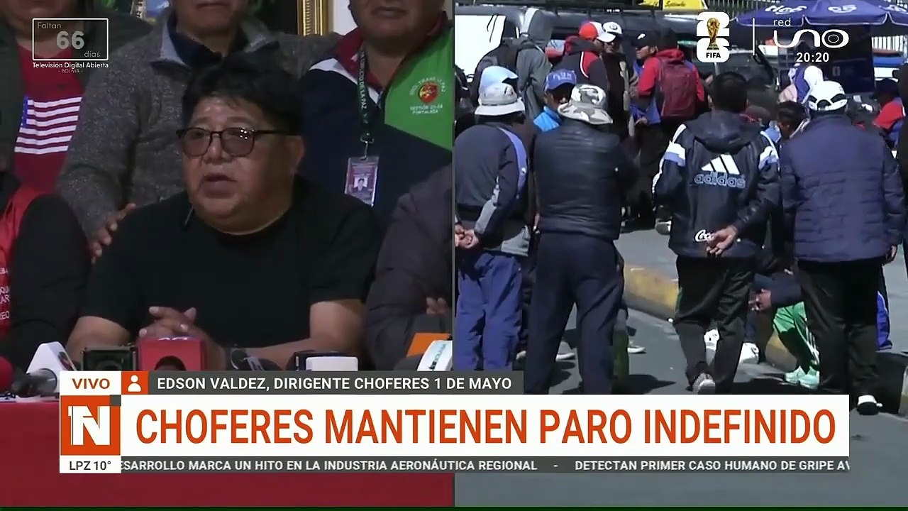 Choferes confirman paro indefinido
