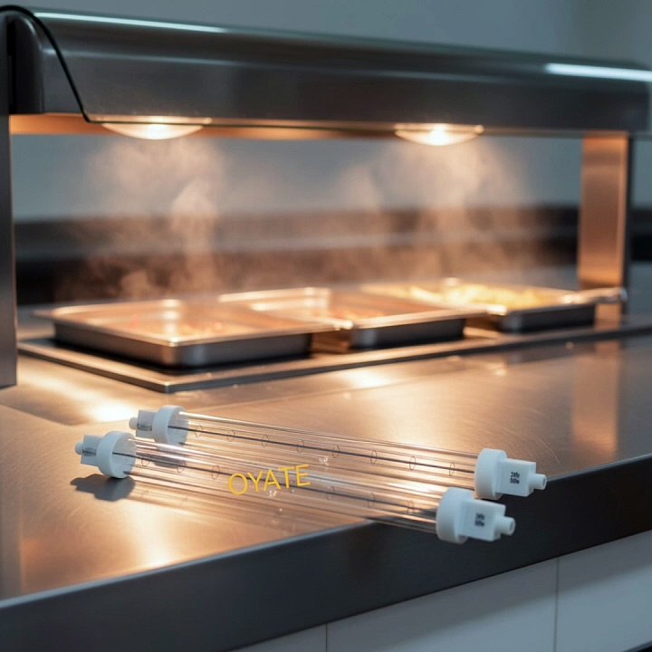 Infrared Heat Tubes 500mm 400w Quartz Heating Lamps for Food Insulation
