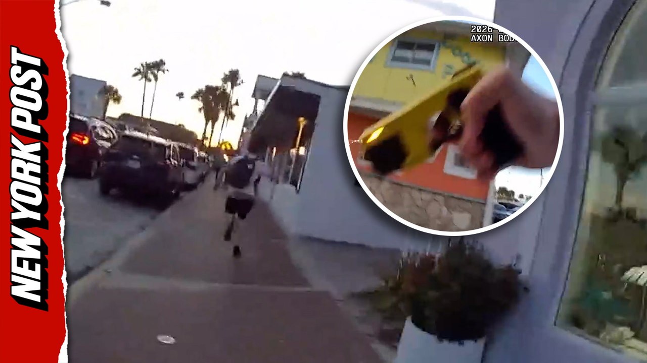 Watch Florida teen bolt and get tased by police