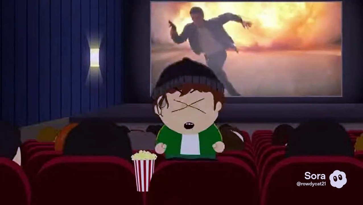 Gregory destroys the movie screen and gets kicked out and gets arrested and gets grounded and gets sent to military school