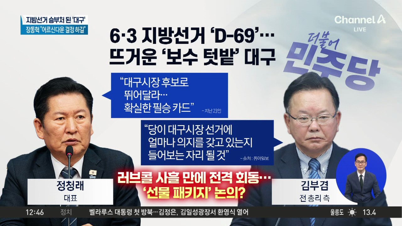 커지는 ‘김부겸 존재’…대구시장 선거판 요동