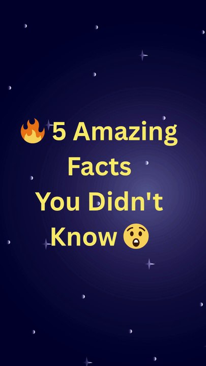 Amazing Facts That Will Blow Your Mind 🤯