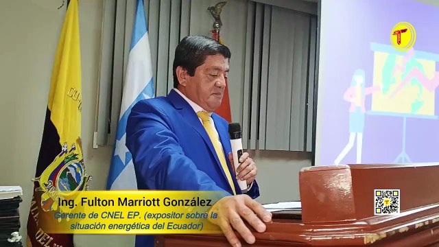 EL ING. FULTON MARRIOTT GONZÁLEZ, UNO DE LOS EXPONENTES EN LOS 48 AÑOS DE ANIVERSARIOS DEL COLEGIO DE INGENIEROS COMERCIALES DEL GUAYAS (CICOG). LA TEMÁTICA ESTUVO ENFOCADA SOBRE LOS PROBLEMAS EN EL SECTOR ELÉCTRICO EN EL ECUADOR. AQUÍ TE LO CONTAMOS, DA