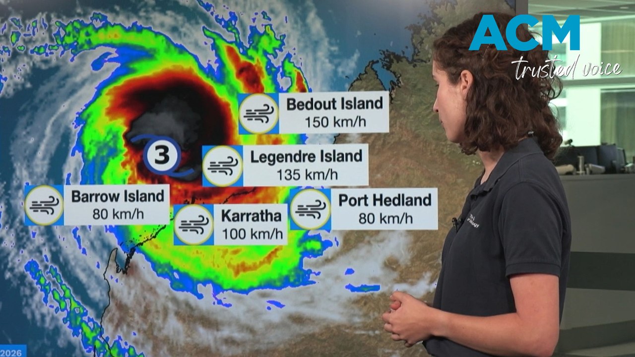 Severe Tropical Cyclone Narelle intensifying offshore Western Australia ...