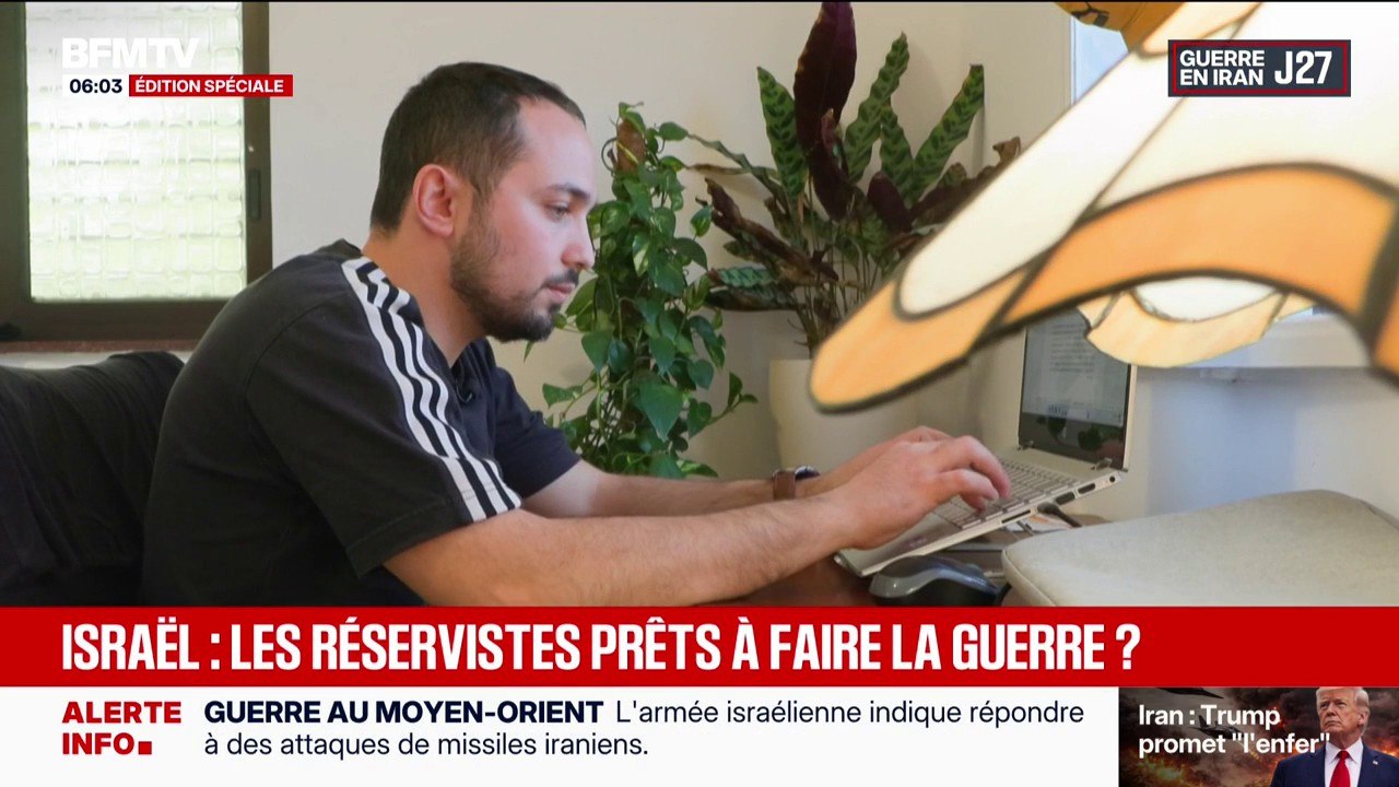 Guerre au Moyen-Orient: le quotidien sous tension des réservistes en Israël