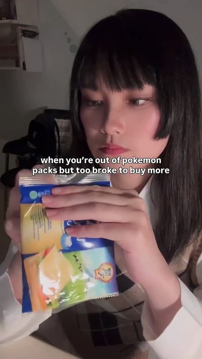 When you're out of Pokemon packs but too broke to buy more