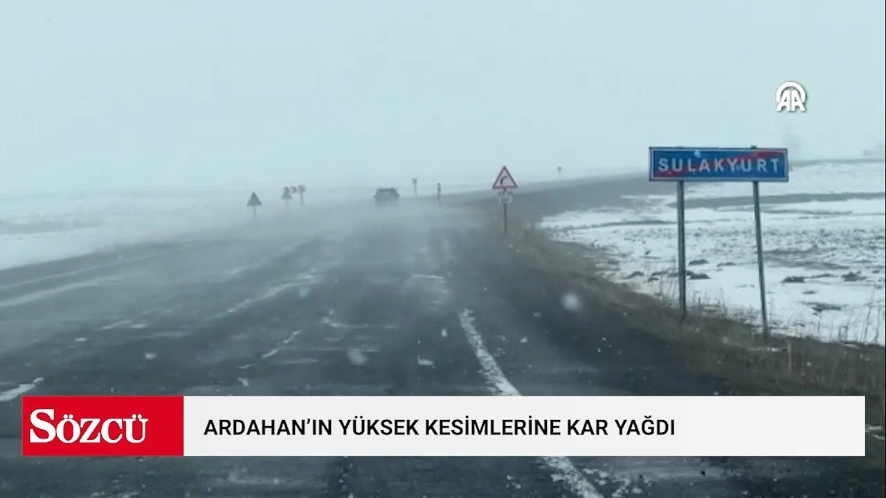 Ardahan'ın yüksek kesimlerinde kar ve sis ulaşımı aksatıyor