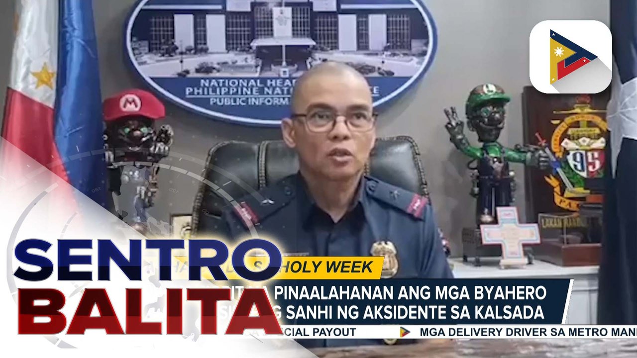 179 strategic locations, babantayan ng PNP-HPG para sa ligtas na paggunita ng Semana Santa | ulat ni Ryan Lesigues