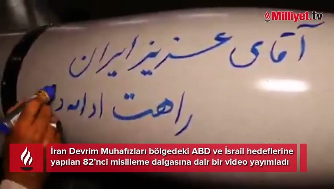 İran Devrim Muhafızları'ndan '82’nci misilleme' videosu