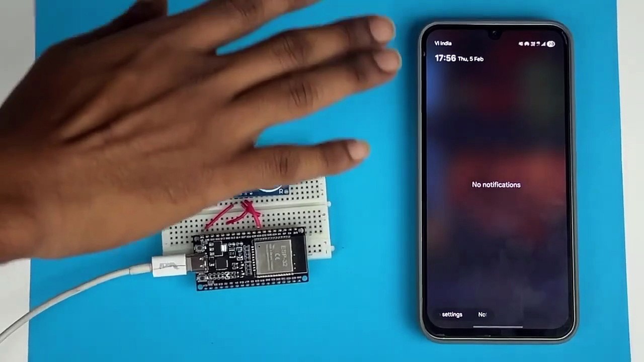 DIY ESP32 Distance Monitoring and Email Alert System