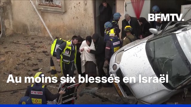 Guerre au Moyen-Orient: des tirs de missiles iraniens font au moins six blessés en Israël