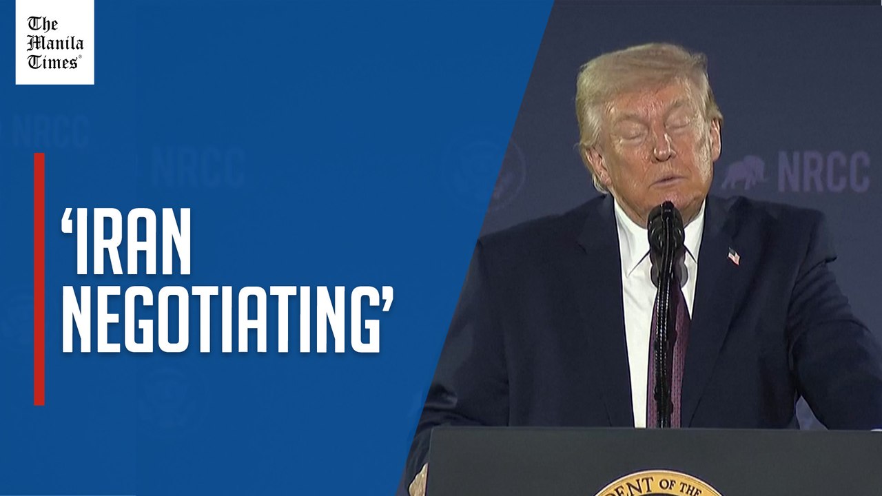 Trump on Iran: They are negotiating but they're afraid to say it