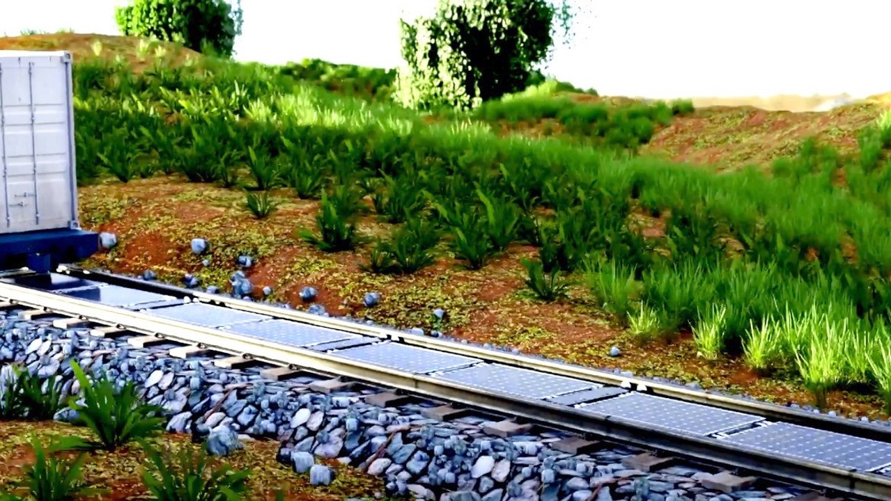 Sun-Ways on rails: Train-car solar panels target two energy goals