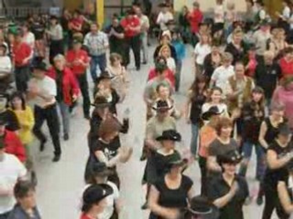 do the line dance