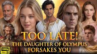 TOO LATE! THE DAUGHTER OF OLYMPUS FORSAKES YOU