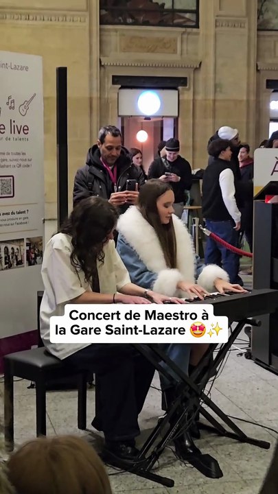 Concert de Maestro à la Gare Saint-Lazare 🤩✨