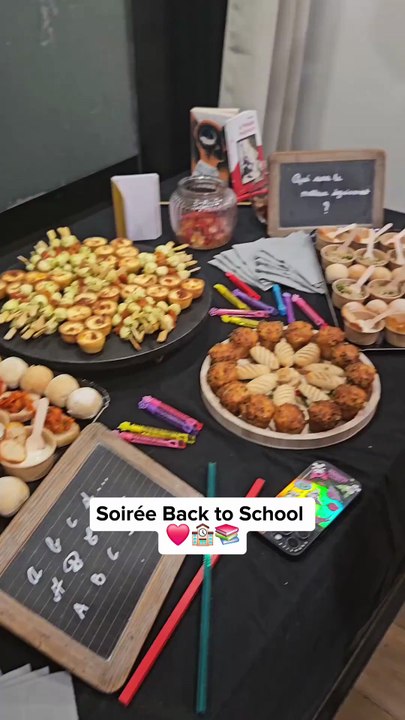 Soirée Back to School 📚🏫❤️