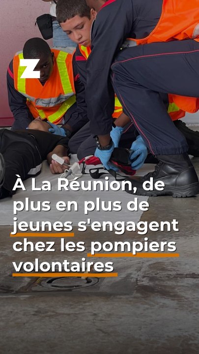 De plus en plus de jeunes réunionnais s'engagent chez les pompiers volontaires
