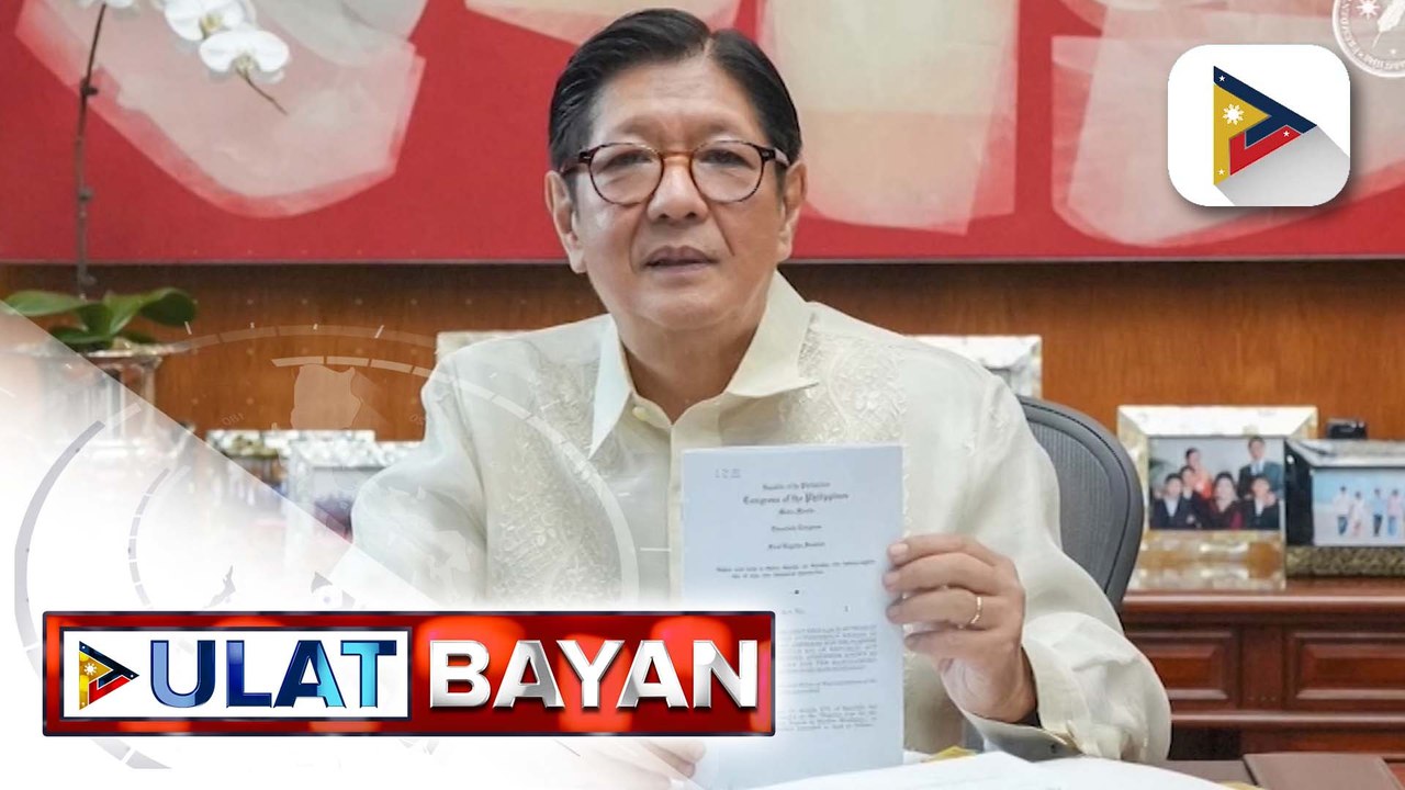 Batas para sa pagtatakda ng bagong petsa ng BARMM Parliamentary Elections, pirmado na ni PBBM | ulat ni Cleizl Pardilla
