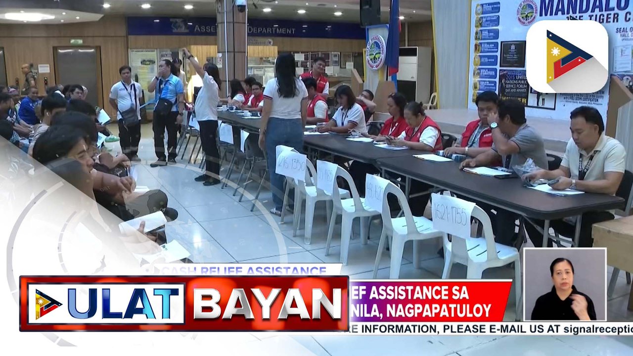 Pamamahagi ng cash relief assistance sa delivery riders sa Metro Manila, nagpapatuloy | ulat ni Elijah Canlas