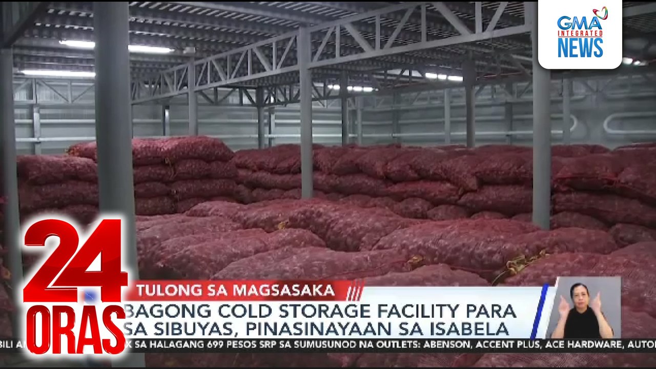 Bagong cold storage facility para sa sibuyas, pinasinayaan sa Isabela ...