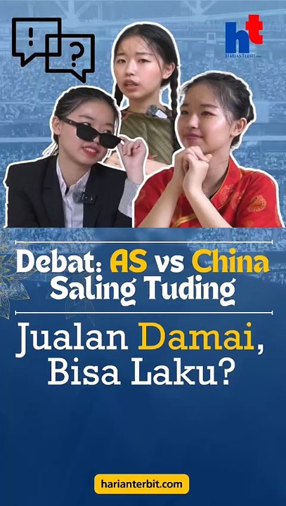 Debat: AS vs China Saling Tuding, Jualan Damai, Bisa Laku?