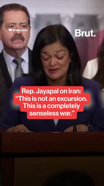 Rep. Jayapal blasts Trump for $200B ask for Iran mission.