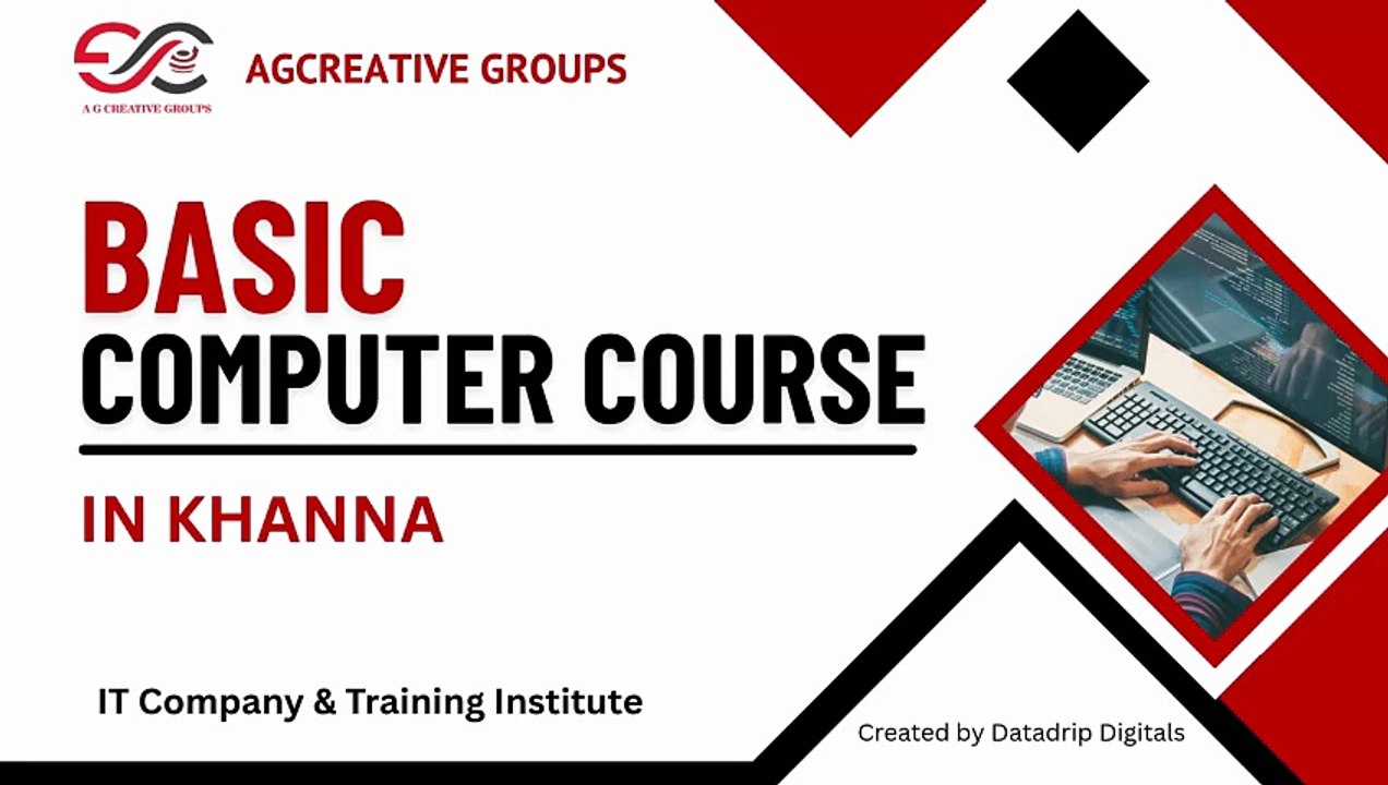 Basic Computer course in Khanna AGCREATIVE GROUPS