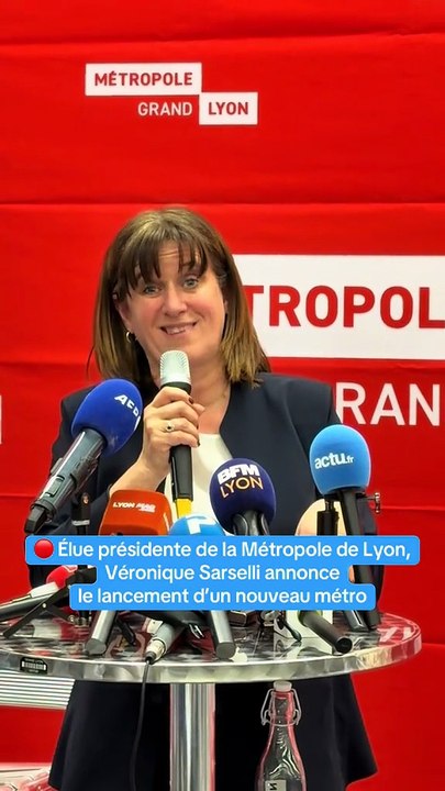 Véronique Sarselli, nouvelle présidente de la Métropole de Lyon, annonce la fin de TEOL et le lancement d'un métro E