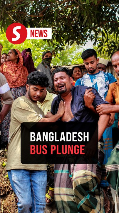 Divers search for bodies after bus plunges into Bangladesh river