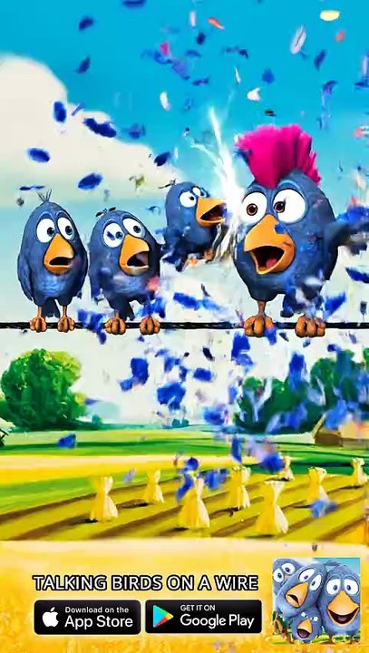 Fastest haircut in the world! (Gone wrong?) 😂 Talking Birds On A Wire Game