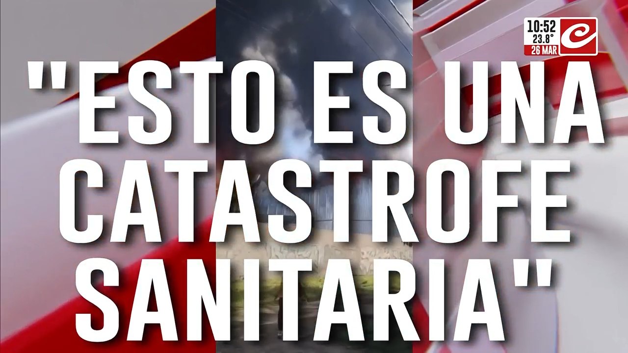 Incendio en fábrica de pinturas: habla un reconocido emergentólogo