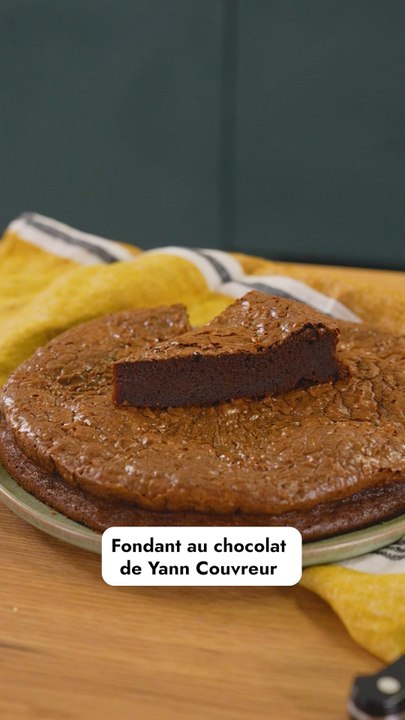 Fondant au chocolat de Yann Couvreur