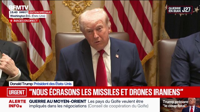 Guerre au Moyen-Orient: Nous sommes très déçus par l'OTAN , déclare Donald Trump