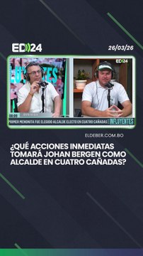 ¿Qué acciones inmediatas tomará Johan Bergen como alcalde en Cuatro Cañadas?