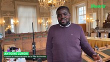 Présentation du festival Libertad à Verviers avec l'échevin de l'Interculturalité, Antoine Lukoki
