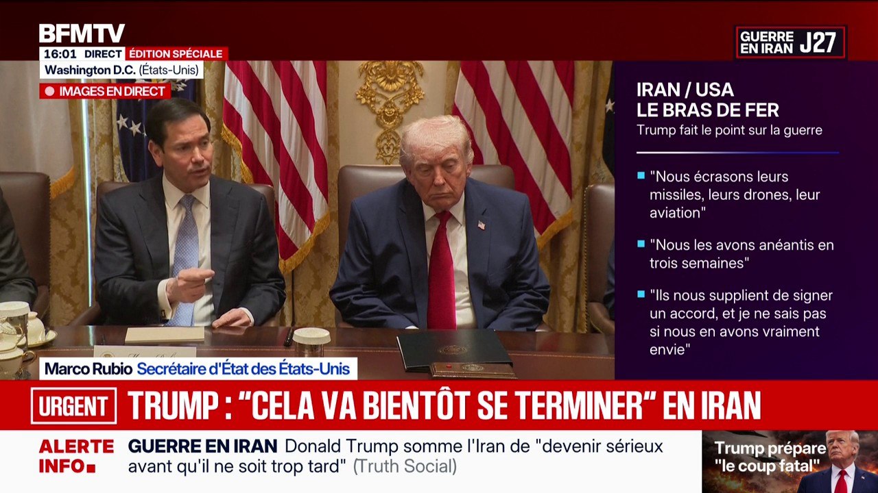 Guerre au Moyen-Orient: "Nous serions contents qu'il y ait un accord, mais en attendant le département de la Guerre va continuer à négocier avec des bombes", assure Pete Hegseth