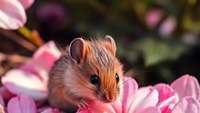 Field Mice Sleep in Flowers (Nature's Design)