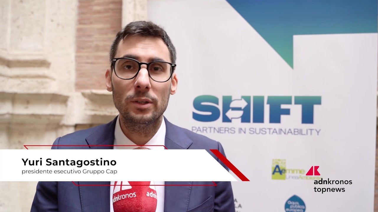 Sostenibilit?: Santagostino (Gruppo Cap), 'Shift, piattaforma multi-stakeholder per acqua ed energia'