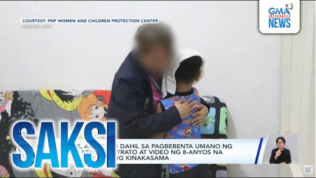 Babae, arestado dahil sa pagbebenta umano ng malalaswang litrato at video ng 8-anyos na anak ng kanyang kinakasama | Saksi