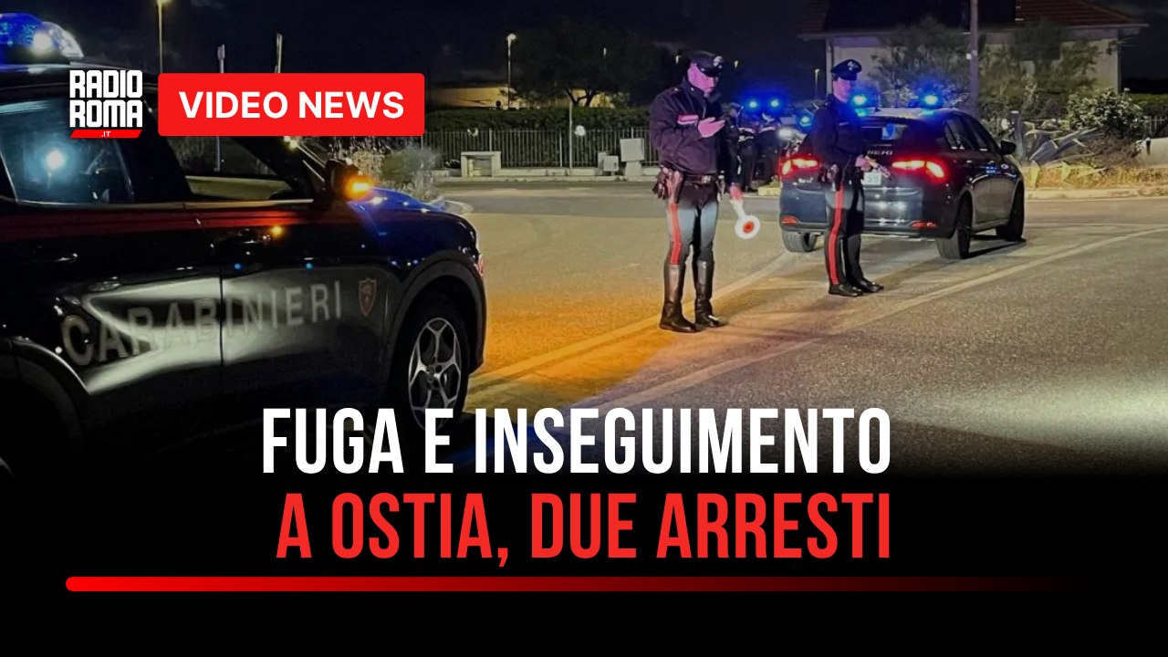 Fuga e inseguimento a Ostia, due arresti