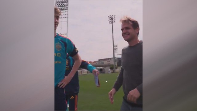 Jero Freixas visita a la Selección